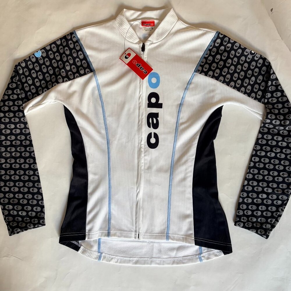 Capo Fiora Long Sleeve Jersey White  Women's Medium NWT